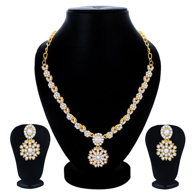 Sukkhi Spectacular Gold Plated Necklace Set For Women