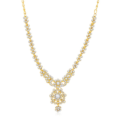 Sukkhi Brilliant Gold Plated Necklace Set For Women