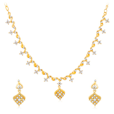 Sukkhi Delightful Gold Plated Necklace Set For Women