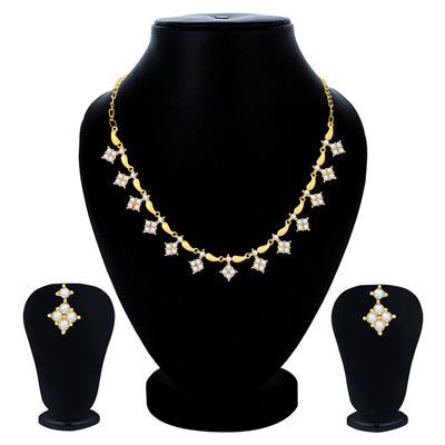 Sukkhi Adorable Gold Plated Necklace Set For Women