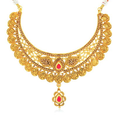 Sukkhi Gorgeous Gold Plated Necklace Set for Women