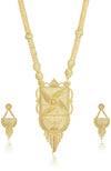 Sukkhi Splendid 24 Carat 1 Gram Gold Plated Long Haram Necklace Set For Women