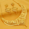 Sukkhi Luxurious 24 Carat 1 Gram Gold Plated Choker Necklace Set For Women