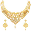 Sukkhi Ravishing 24 Carat 1 Gram Gold Plated Choker Necklace Set For Women