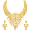 Sukkhi Glossy 24 Carat 1 Gram Gold Plated Choker Necklace Set For Women