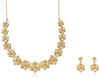 This Sukkhi Lovely 24 Carat 1 Gram Gold Plated Floral Choker Necklace Set For Women