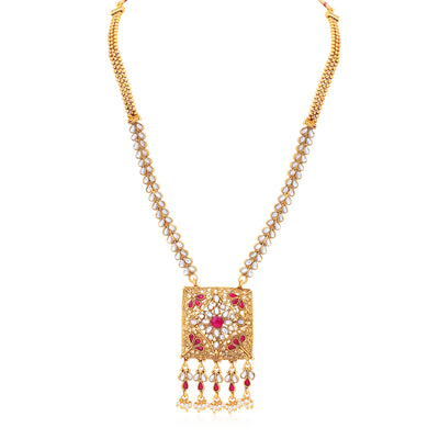 Sukkhi Youthful Gold Plated Necklace Set for Women