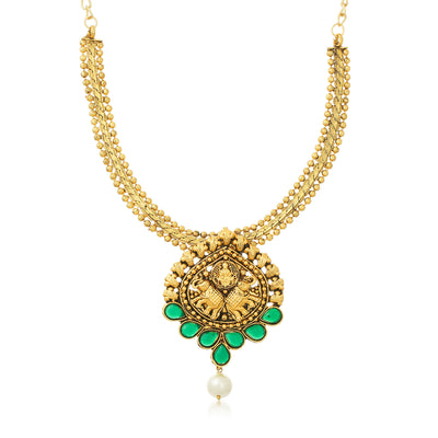 Sukkhi Splendid Gold Plated Necklace Set for Women