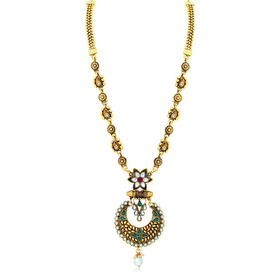 Sukkhi Fascinating Gold Plated Necklace Set for Women