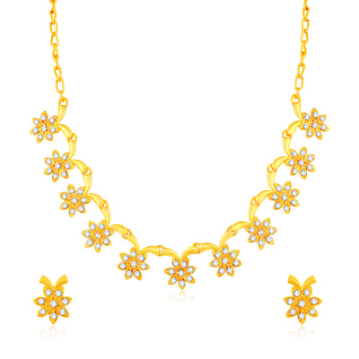 Sukkhi Ravishing Gold Plated Necklace Set for Women