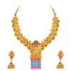 Sukkhi Elegant Gold Plated Choker Necklace Set For Women