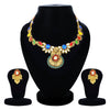 Sukkhi Classy Gold Plated Kundan Choker Necklace Set For Women