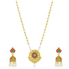 Sukkhi Equisite Gold Plated Pearl Necklace Set For Women