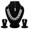 Sukkhi Glimish Rhodium Plated Necklace Set For Women