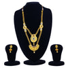 Sukkhi Sparkling Gold Plated Long Haram Necklace Set For Women