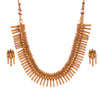 Sukkhi Appealing Gold Plated Floral Collar Necklace Set for Women