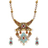 Sukkhi Beguiling Pearl Gold Plated Mint Collection Collar Necklace Set for Women