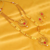 Sukkhi Amazing Gold Plated Goddess Long Haram Necklace Set For Women