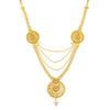 Sukkhi Traditional LCT Gold Plated Long Haram Necklace Set For Women