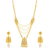 Sukkhi Splendid LCT Gold Plated Long Haram Necklace Set For Women