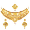 Sukkhi Lovely LCT Gold Plated Choker Necklace Set For Women