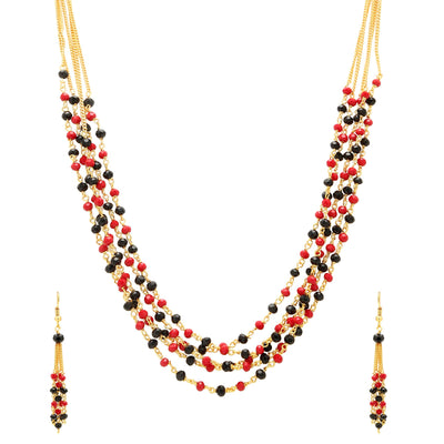 Sukkhi Bollywood Collection Astonish Gold Plated Multicolour Necklace Set For Women