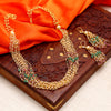 Sukkhi Bollywood Collection Appealing Gold Plated Multicolour Necklace Set For Women