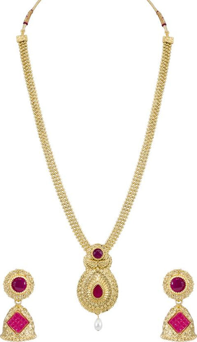Sukkhi Graceful Gold Plated Traditional Necklace Set For Women