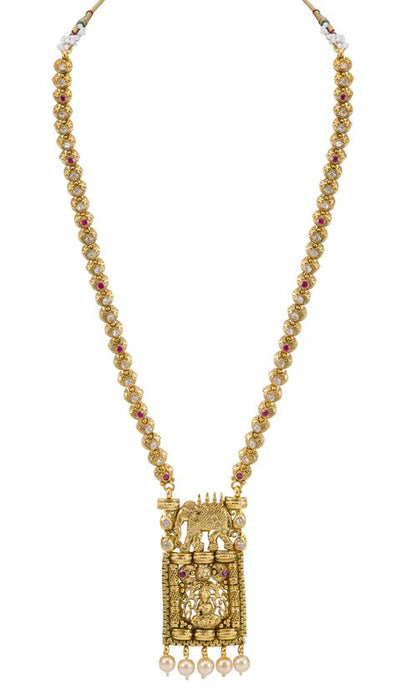 Sukkhi Bollywood Collection Elephant Inspired Gold Plated Necklace Set for Women