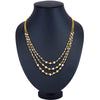 Sukkhi Bollywood Collection Modern 3 String Gold Plated Necklace Set for Women