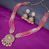Sukkhi Youthful Kundan Gold Plated Pearl Layer Necklace Set for Women