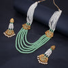 Sukkhi Splendid Gold Plated Pearl Layer Necklace Set for Women