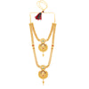 Sukkhi Marvellous Gold Plated Double Layered Necklace Set