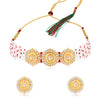 Sukkhi Splendid Pearl Gold Plated Kundan Choker Necklace Set for Women