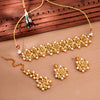 Sukkhi Wonderful Gold Plated LCT & Pearl Choker Necklace Set for Women