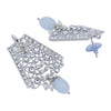 Sukkhi Dazzling Rhodium Plated Choker Necklace Set For Women