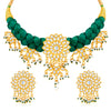 Sukkhi Gorgeous Gold Plated Kundan Thread Necklace Set For Women