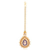 Sukkhi Elegant Gold Plated Blue Pearl Choker Necklace Set for Women