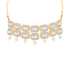 Sukkhi Eye-Catchy Gold Plated Choker Necklace Set for Women