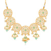 Sukkhi Graceful Gold Plated Kundan & Meenakari Choker Necklace Set for Women