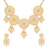 Sukkhi Glamorous Gold Plated Kundan & Meenakari Choker Necklace Set for Women