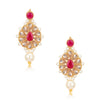 Sukkhi Beautiful Gold Plated Kundan & Pearl Choker Necklace Set for Women