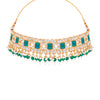Sukkhi Precious Kundan Gold Plated Choker Necklace Set for Women