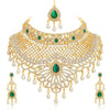 Sukkhi Exotic Gold Plated AD Necklace Set For Women