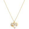 Sukkhi Valentine Gold plated heart shaped fancy pendant for women