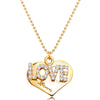 Sukkhi Valentine Gold plated heart shaped fancy pendant for women