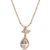 Sukkhi Modern Rose Gold Pear shaped Pendant for women