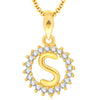 Sukkhi Designer "S" Gold Plated Pendant for Women