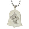 Sukkhi Classic Rhodium Plated Shree Ganesh Face Pendant with Chain for Men