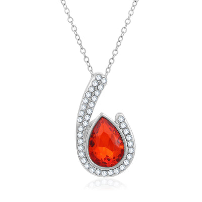 Sukkhi Brilliant Rhodium Plated Pendant for Women